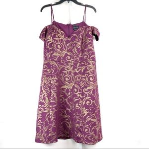 Enfocus Woman 16 W Purple Dress
